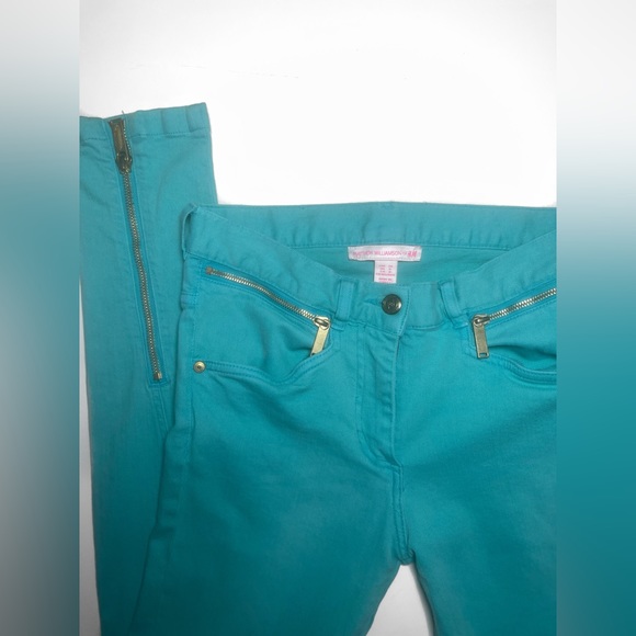Matthew Williamson for H&M Turquoise Skinny Jeans Size 6 - Picture 3 of 9